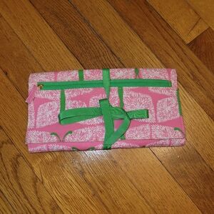 Lilly Pulitzer Pink Travel Jewelry Bag
